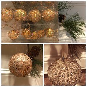 Pottery Barn/Crate & Barrel NWT Ornaments/Garland